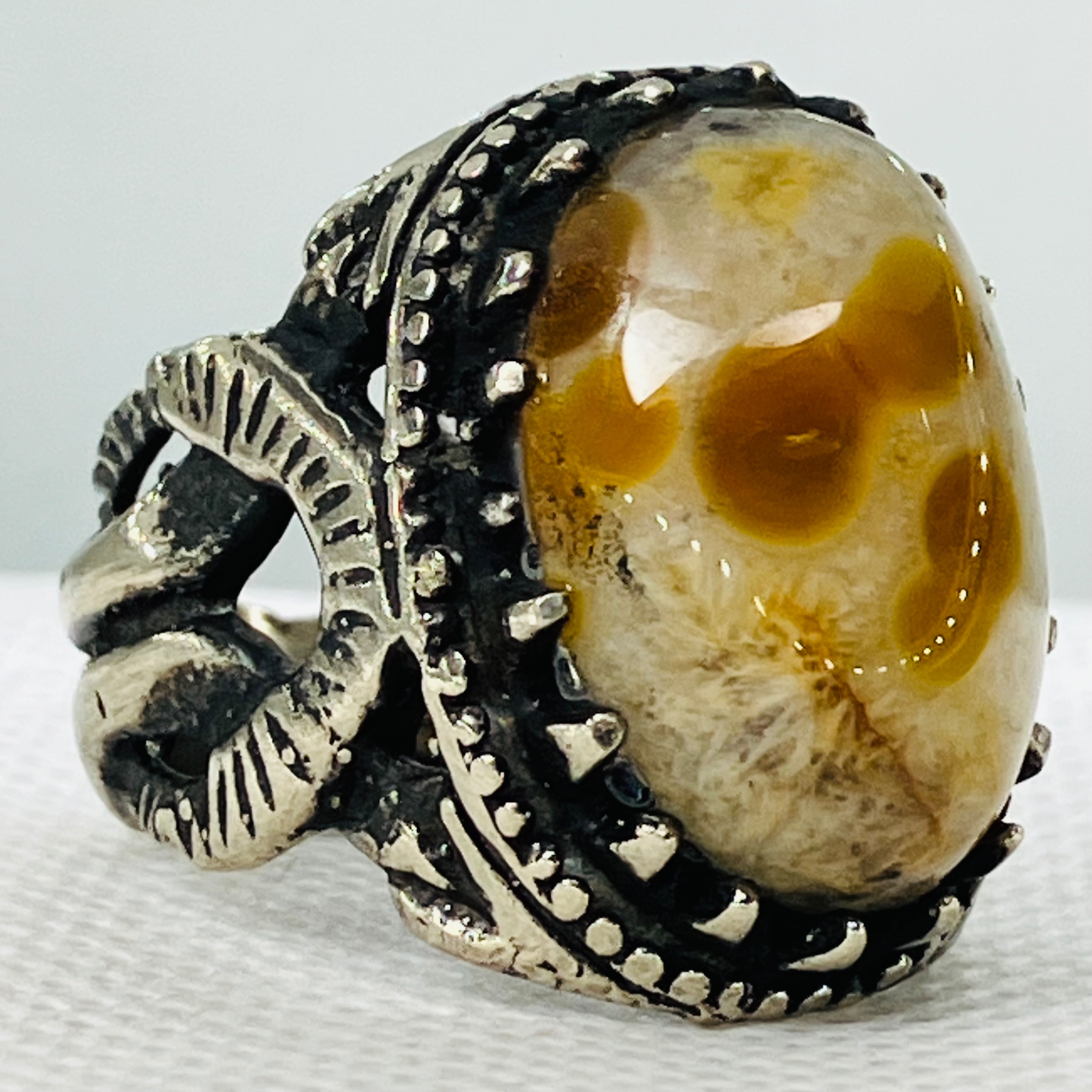 انگشتر کیلسیتی سلطانی برقی واردات گل بار!