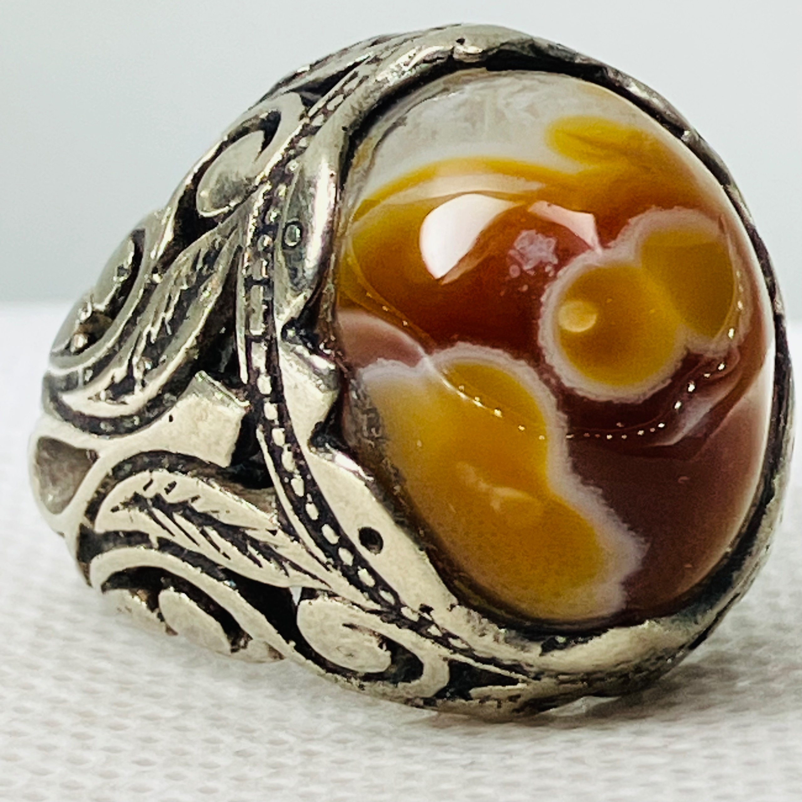 انگشتر لاکچری باباقوری دوقلو لامه البحر ی