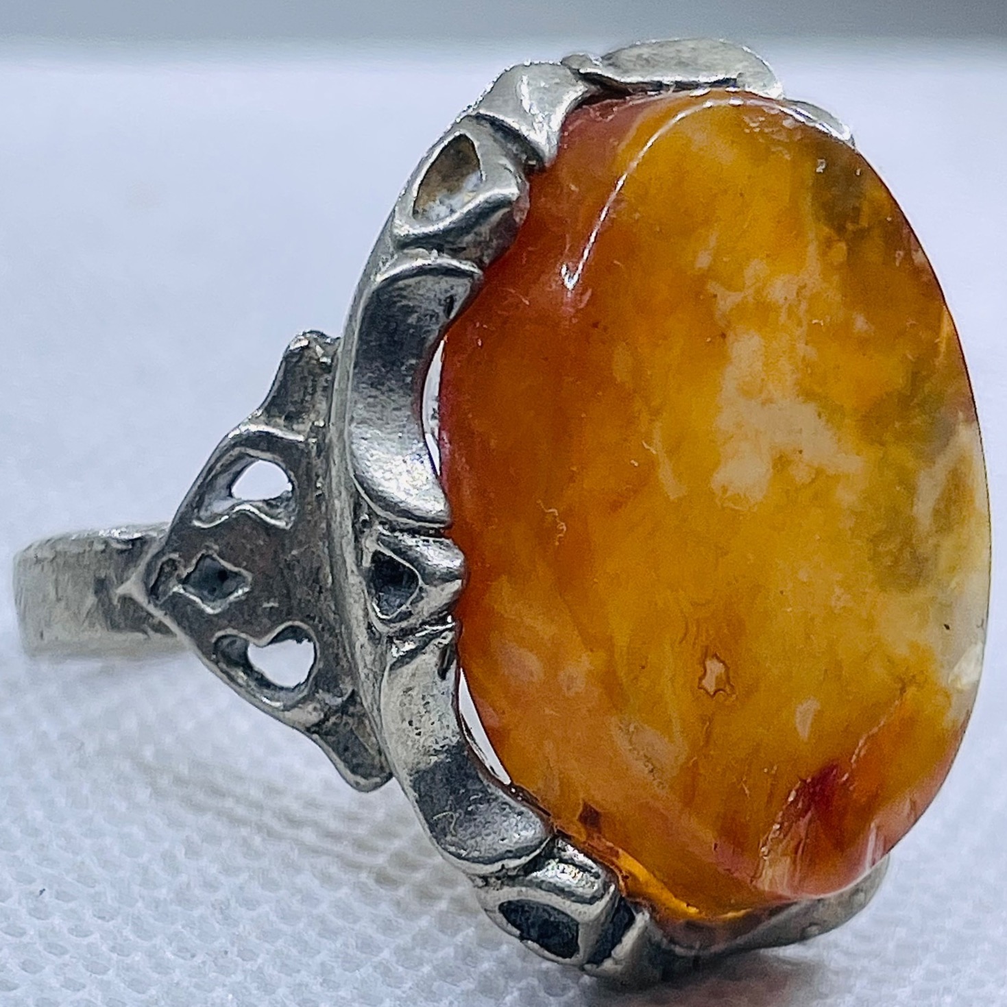 انگشتر عقیق پرتغالی یمنی ابدار فدیومی بی همتا !!!