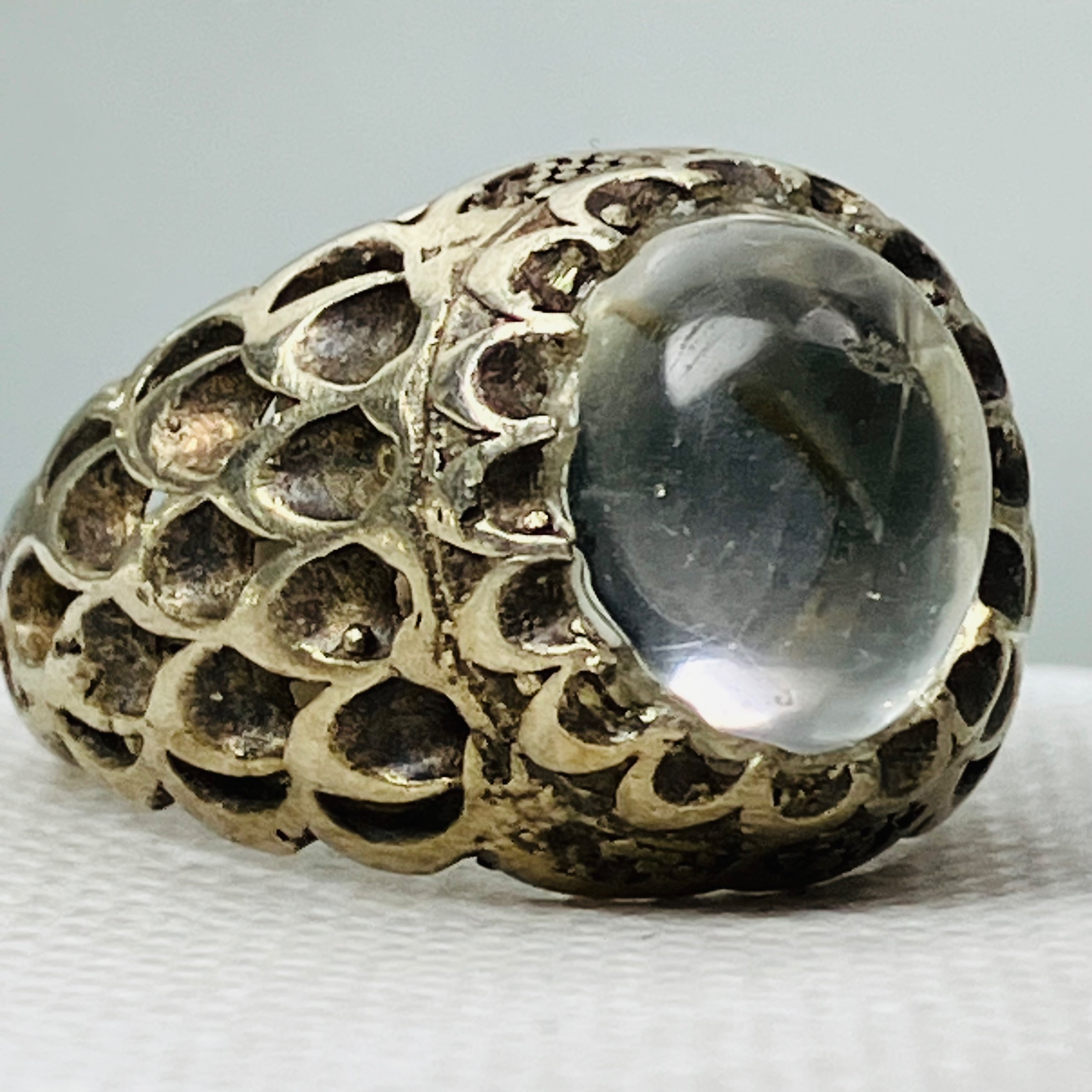 انگشتر ویژه عقیق سوسنی یمن رکاب قلمی برازنده