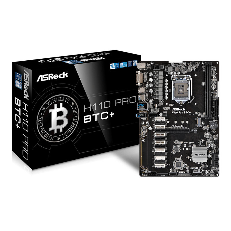 مادربرد ازراک مدل استوک H110 Pro BTC Plus