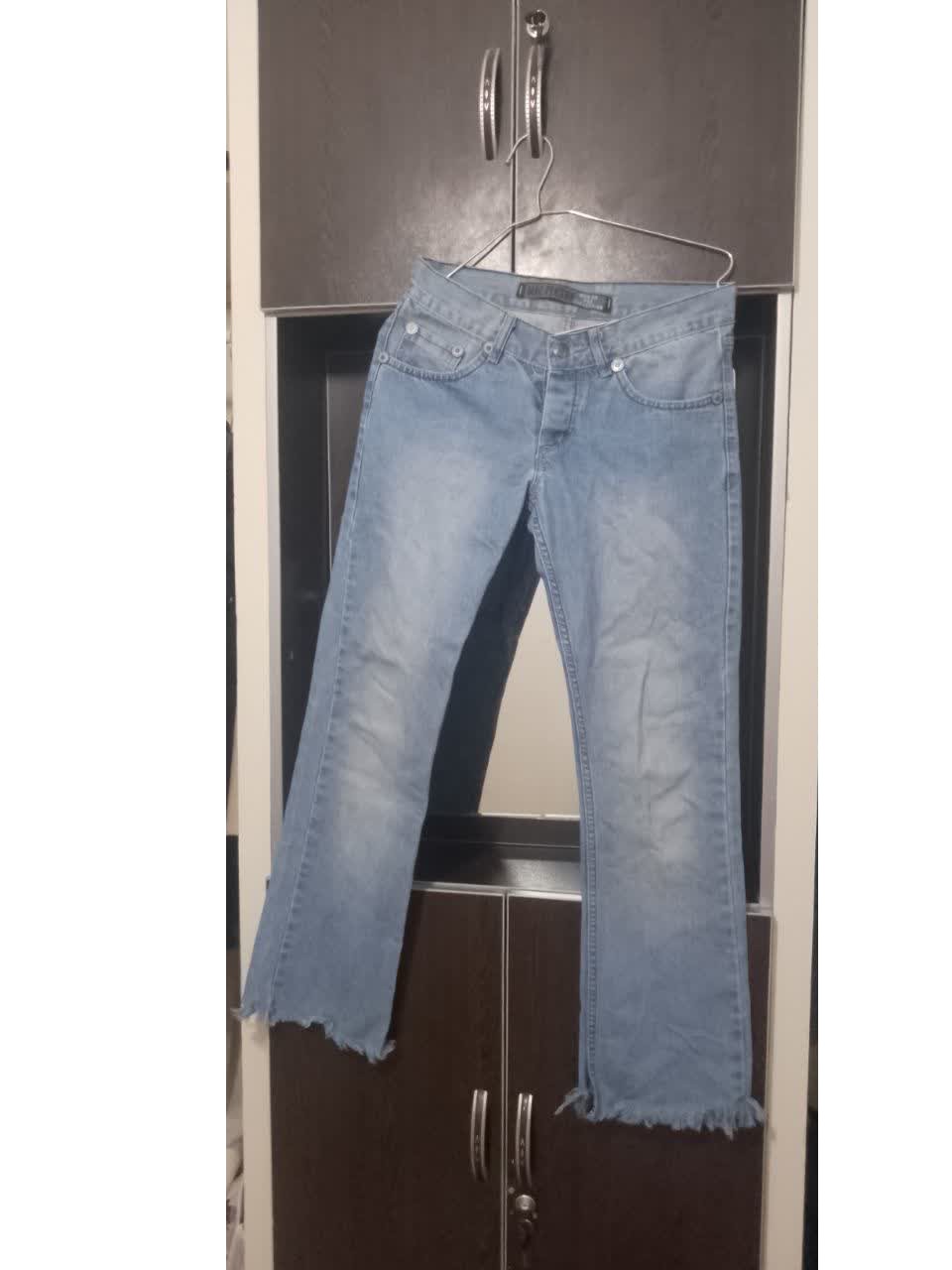 شلوار جین دم پا ریش