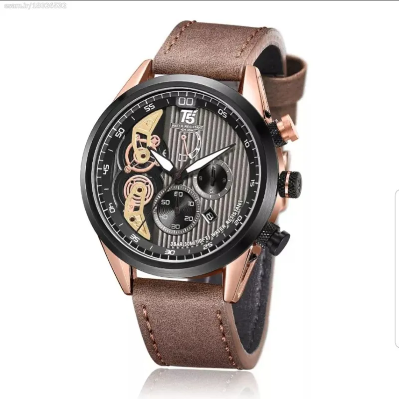 ساعت اورجینال کرونوگرافدار T5 با موتور ژاپنی