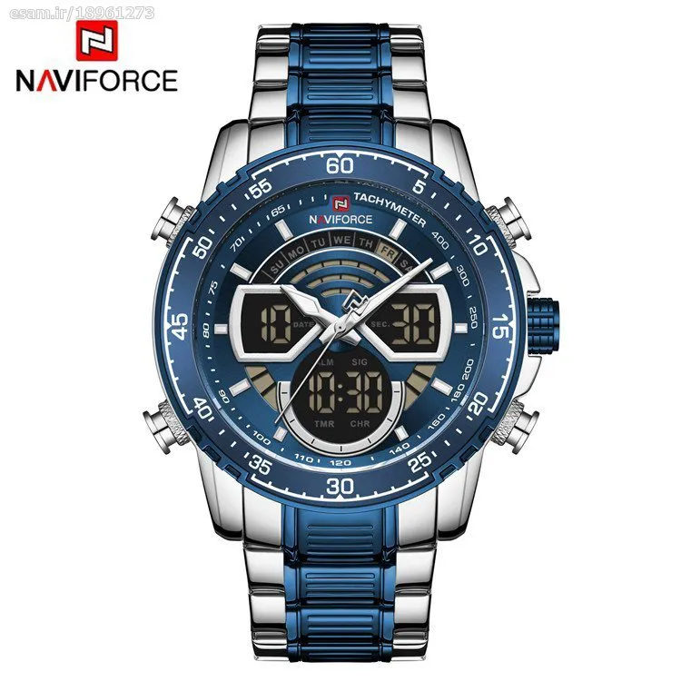 ساعت اورجینال آنالوگ دیجیتال Naviforce NF9189M