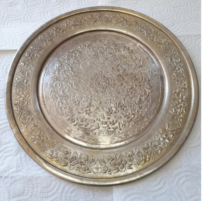 دیوارکوب مسی قلمکاری کهنه وقدیمی