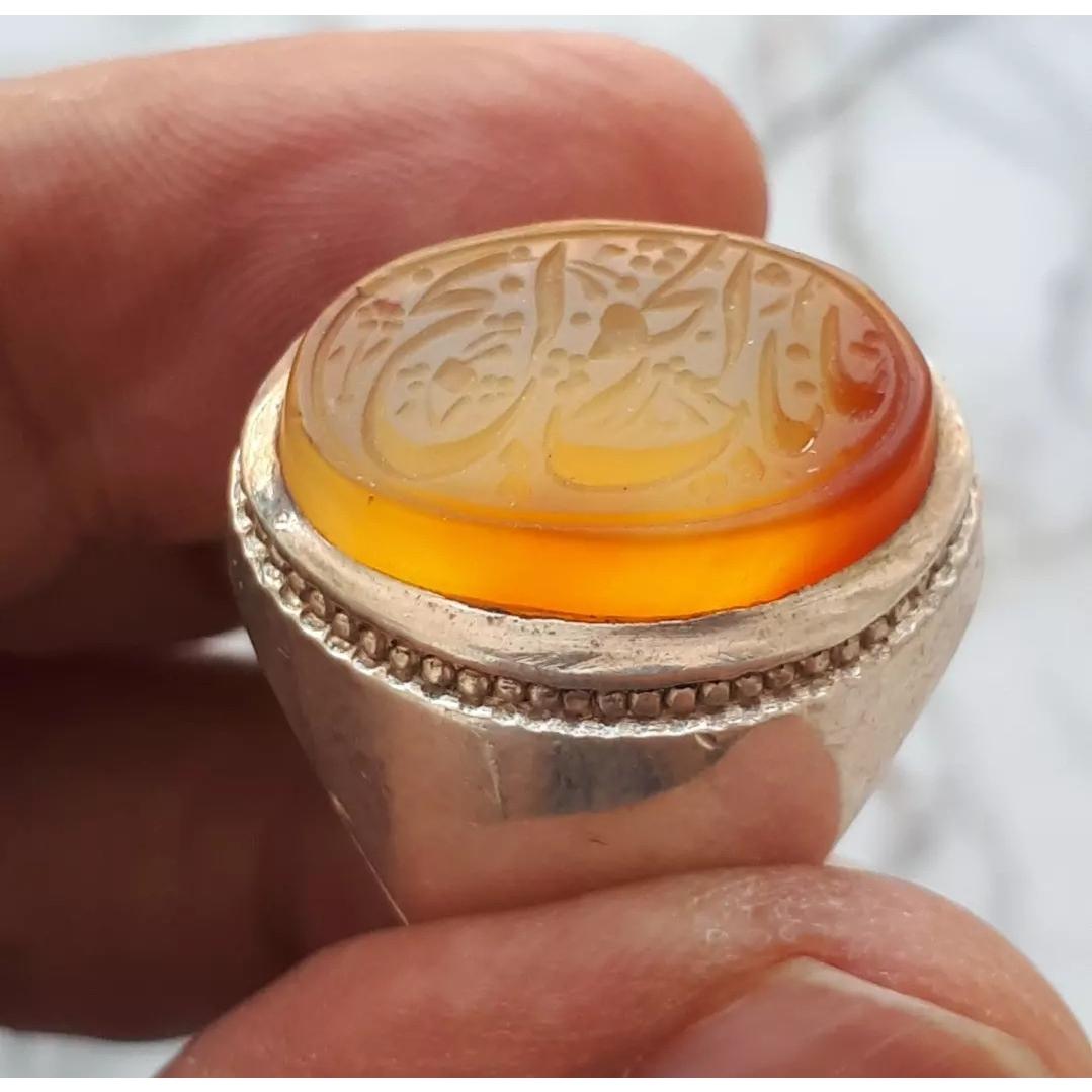 انگشتردستسازعقیق یمن باذکریابای الحوائج