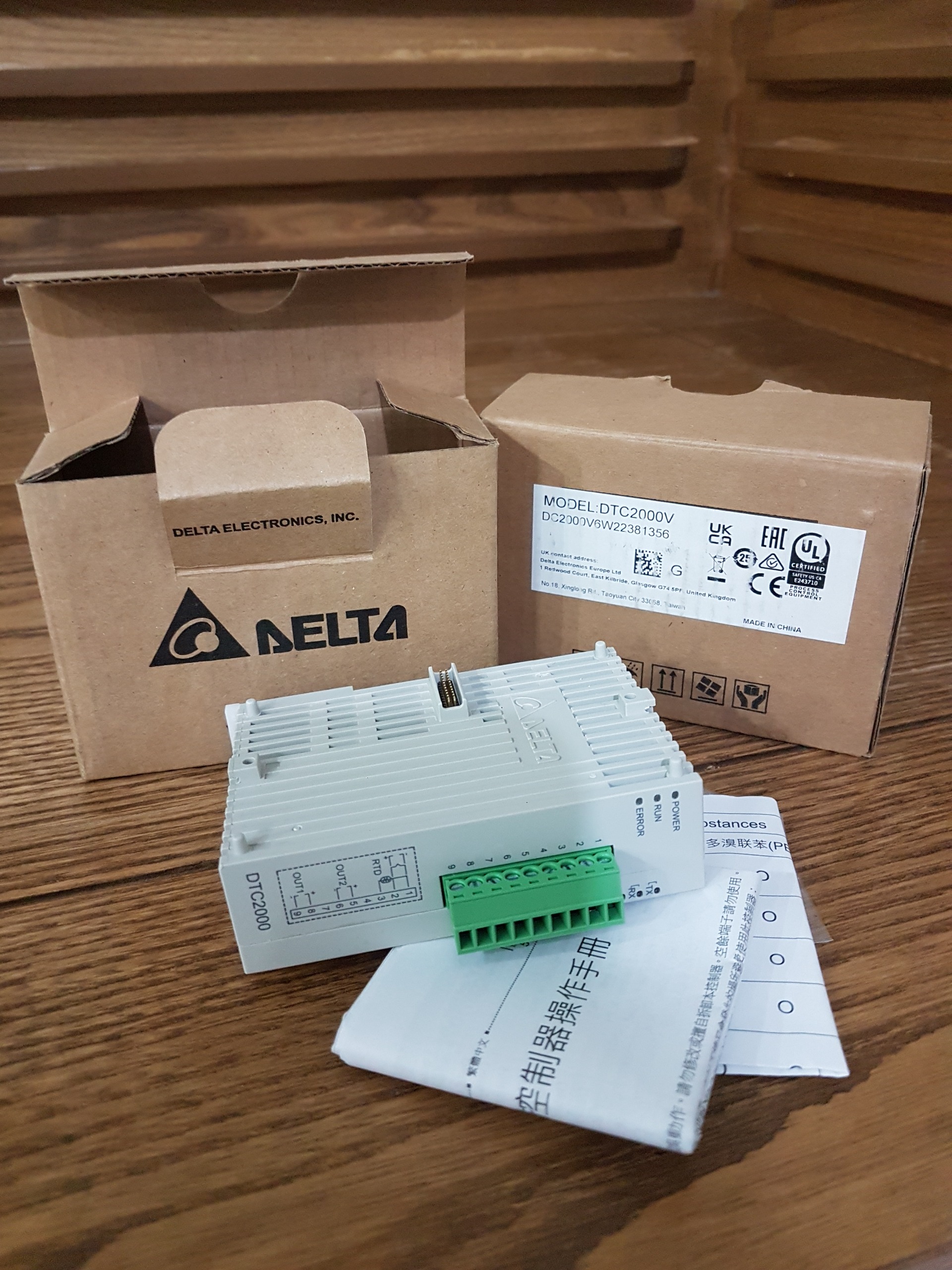 کارت دمای plc دلتا