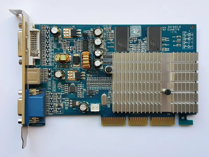 Carte AGP NVIDIA GeForce FX5500 FX 5500 BIOS N34B 256M DVI VGA TV-out