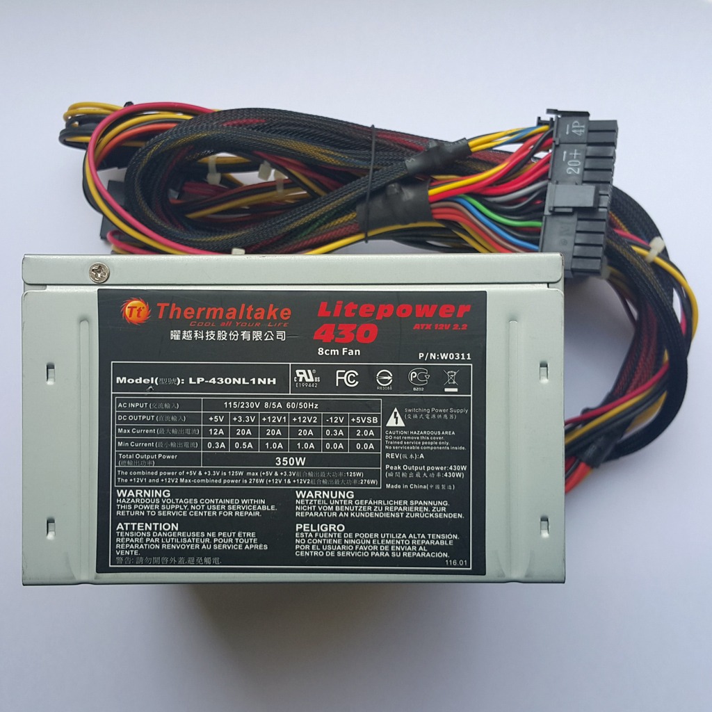 پاور کامپیوتر 430 وات Thermaltake 430W پلمب