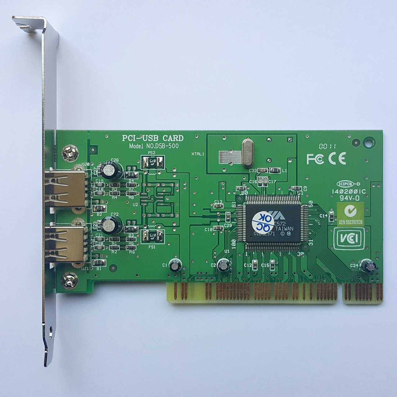 کارت VIA USB 1.1 Full Speed PCI