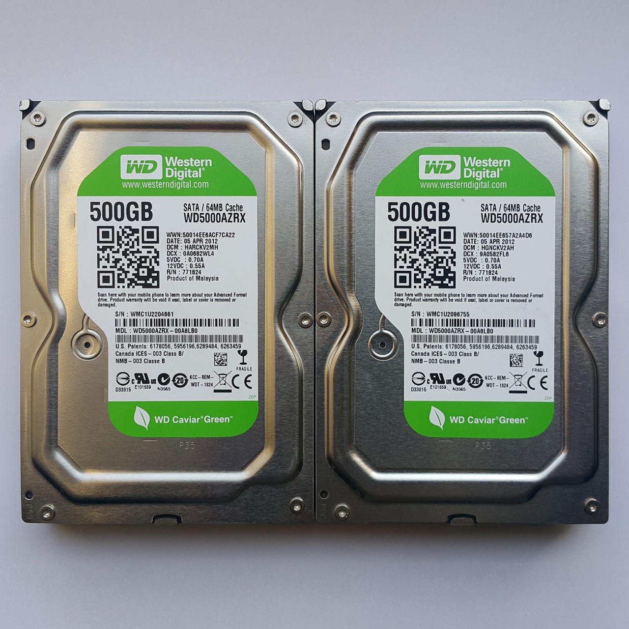 هارد وسترن 500 گیگ Western Green 500GB Hard