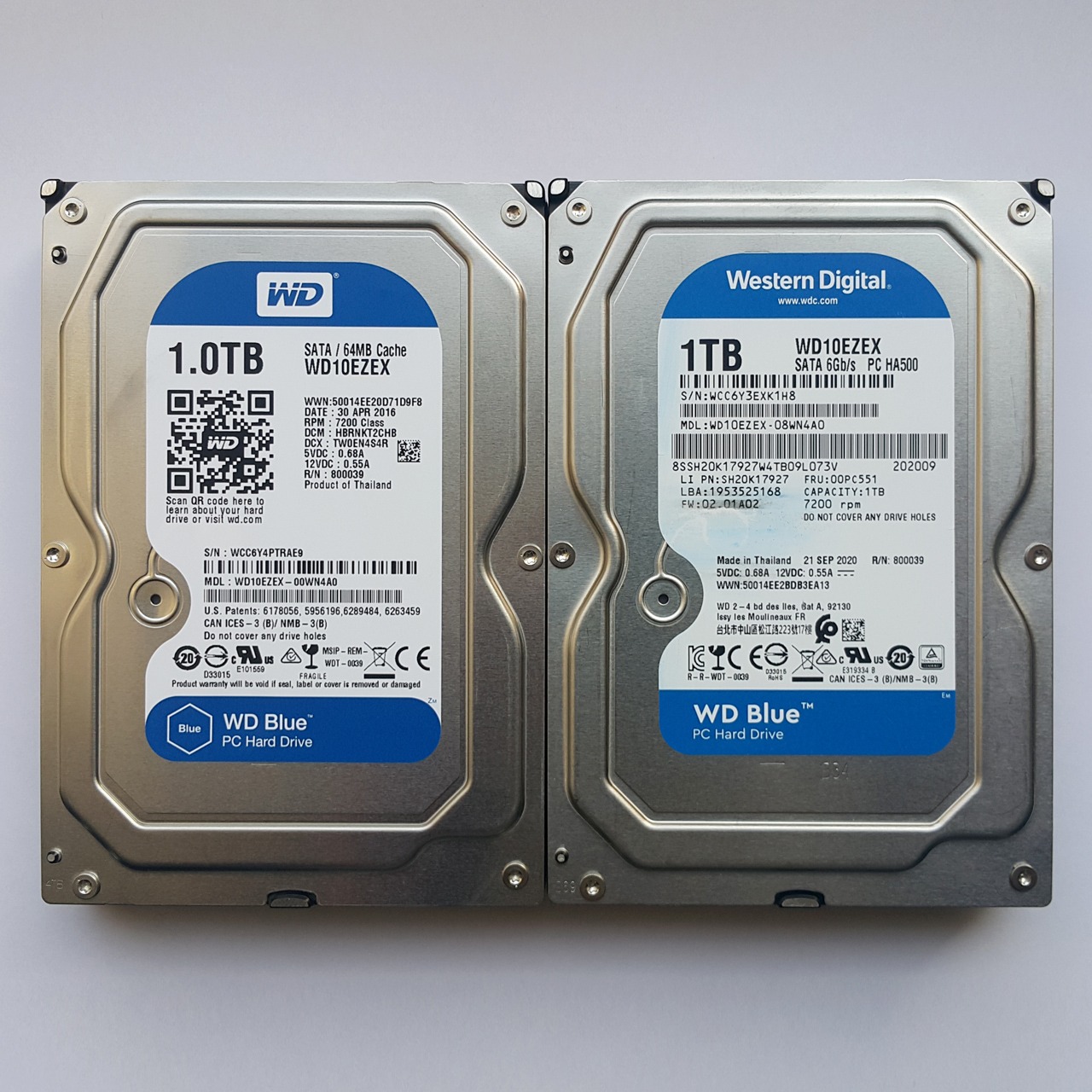 هارد وسترن 1 ترا Western Blue 7200 1TB SATA
