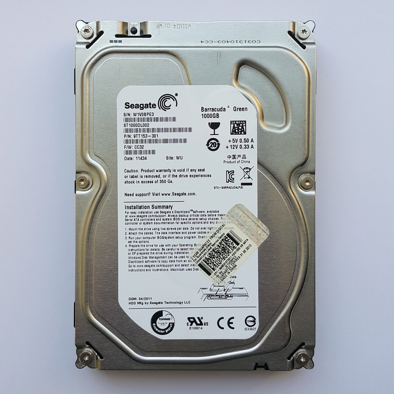 هارد سیگیت 1 ترا Seagate Barracuda 1TB SATA