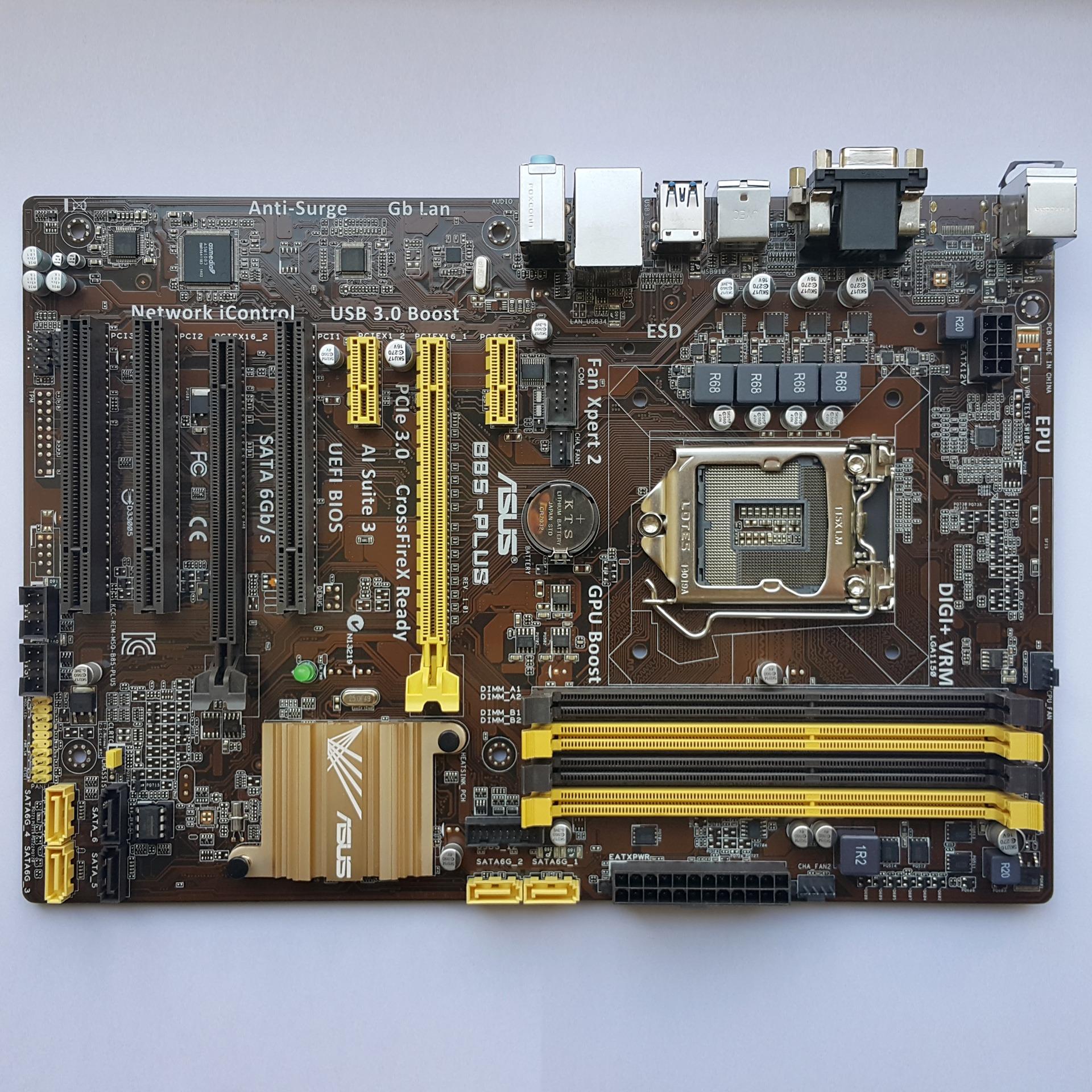مادربرد ایسوس Asus B85 DDR3 USB3 SATA6 بدون پنل