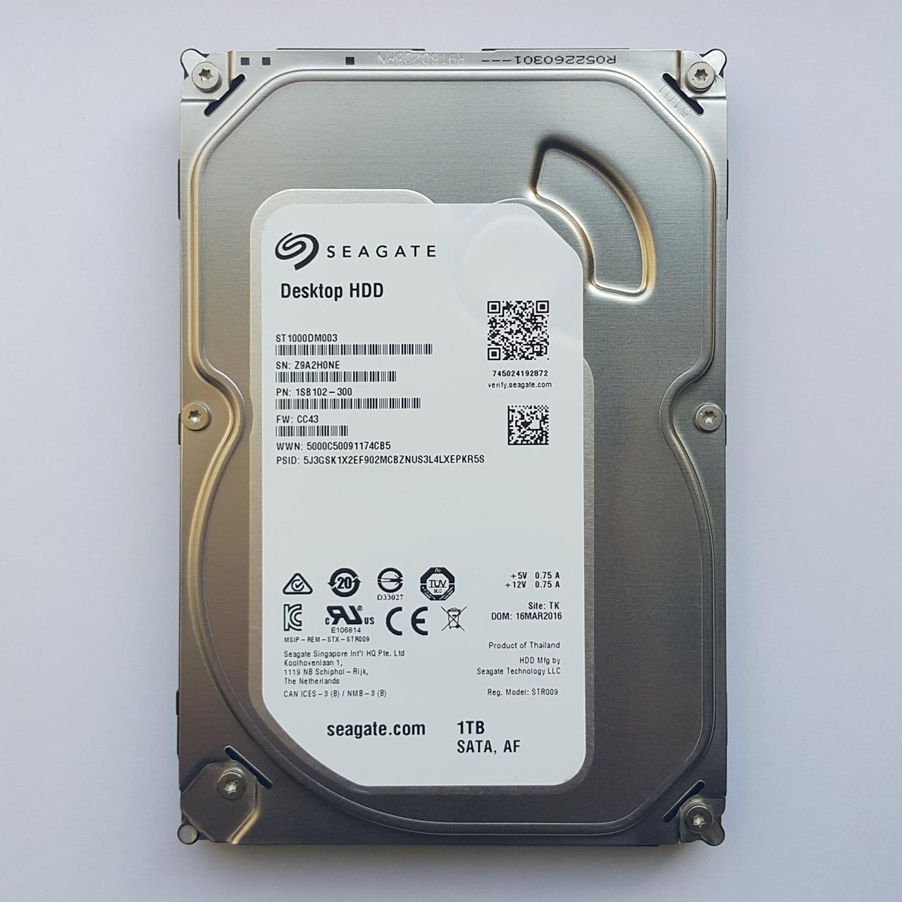هارد معیوب 1 ترا Seagate Barracuda 1TB