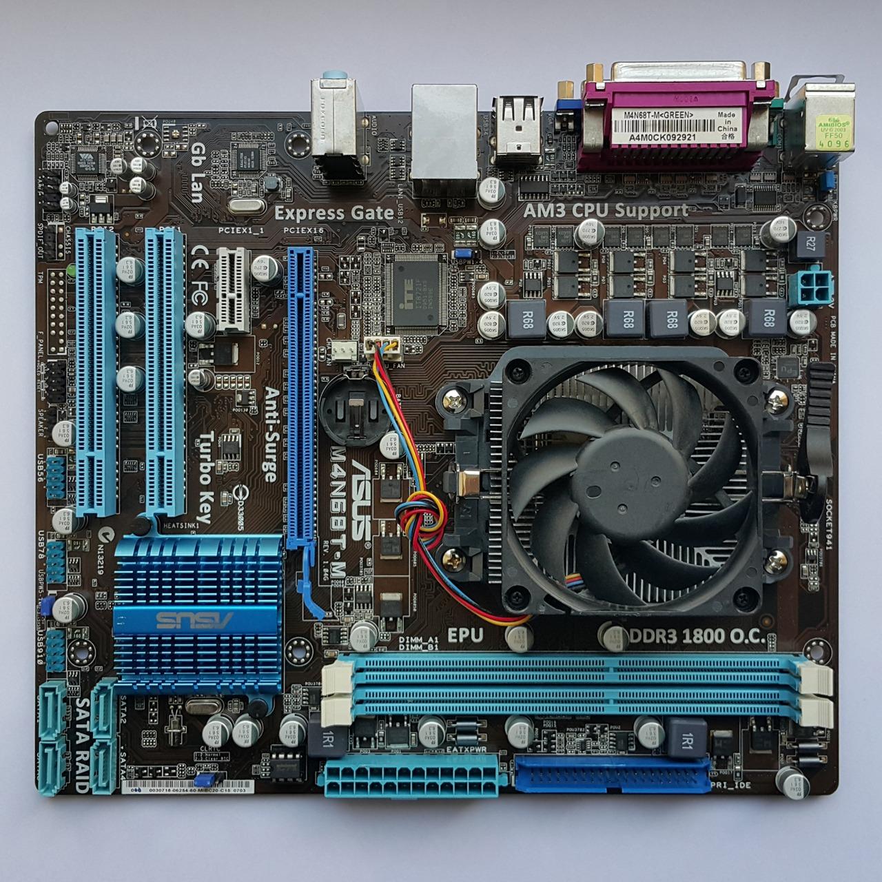 باندل مادربرد Asus DDR3 GeForce 7025 با AMD X2 فن
