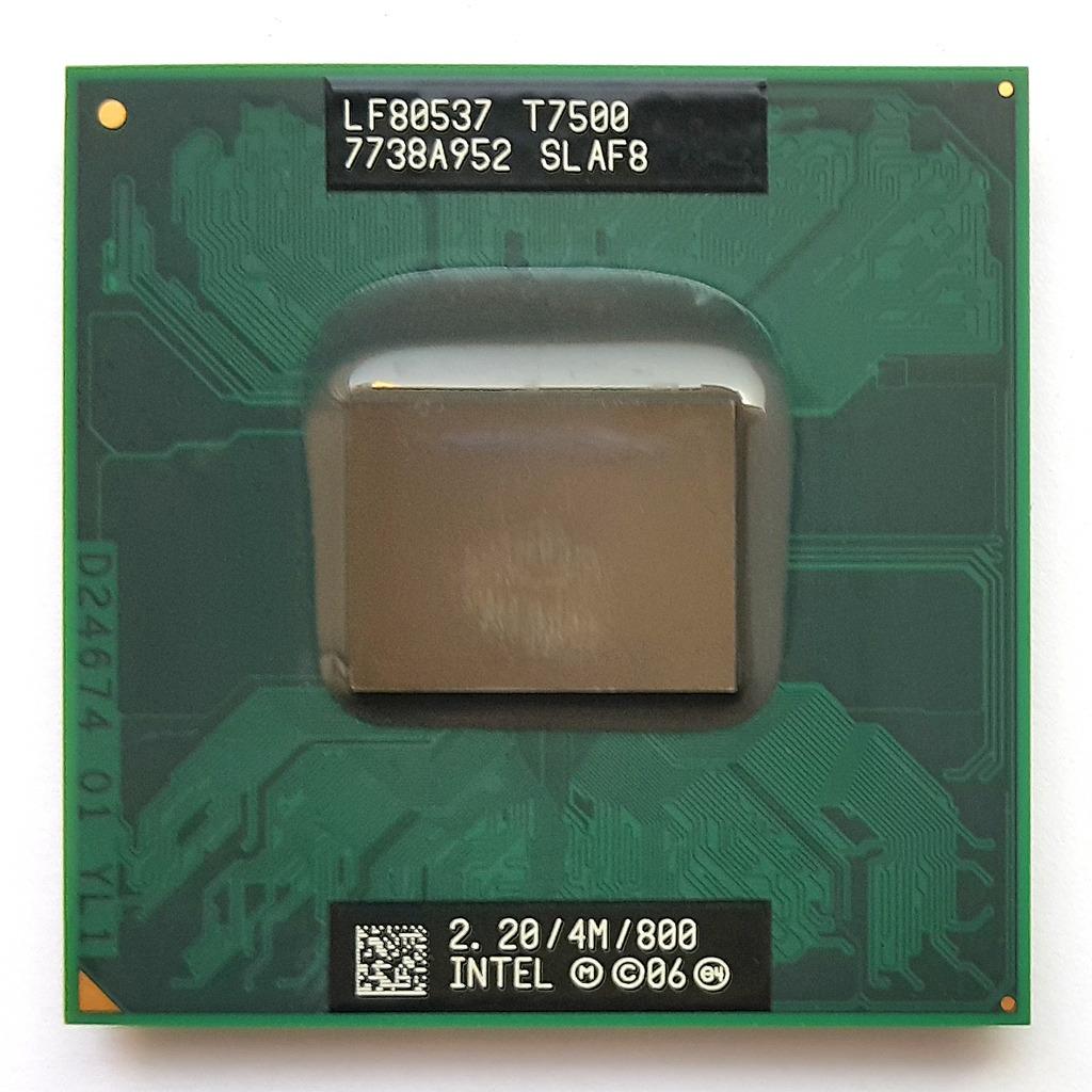 پردازنده لپ تاپ اینتل Intel Core2 Duo T7500 CPU