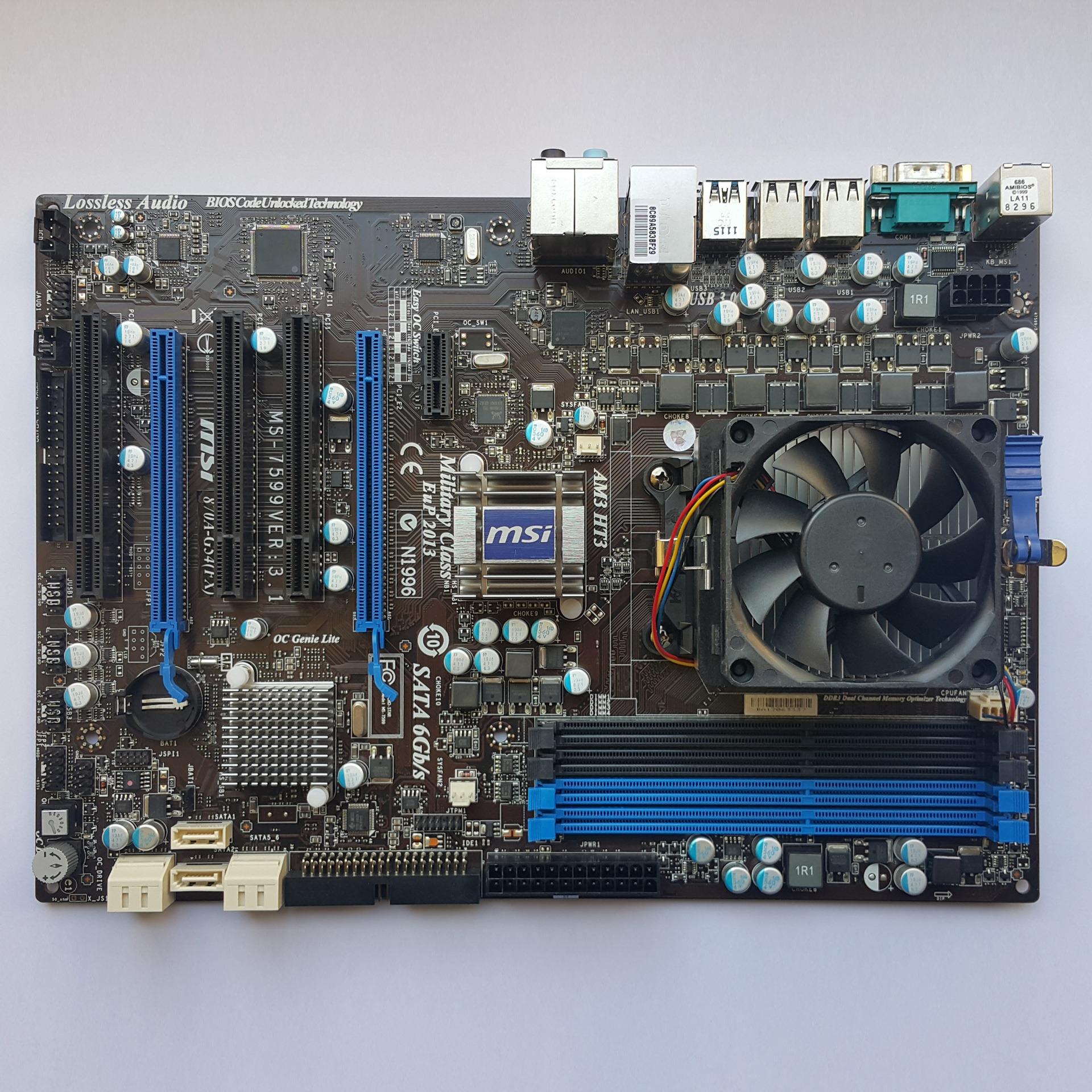 باندل 4 هسته ای MSI 870 DDR3 USB3 SATA6 AMD FX
