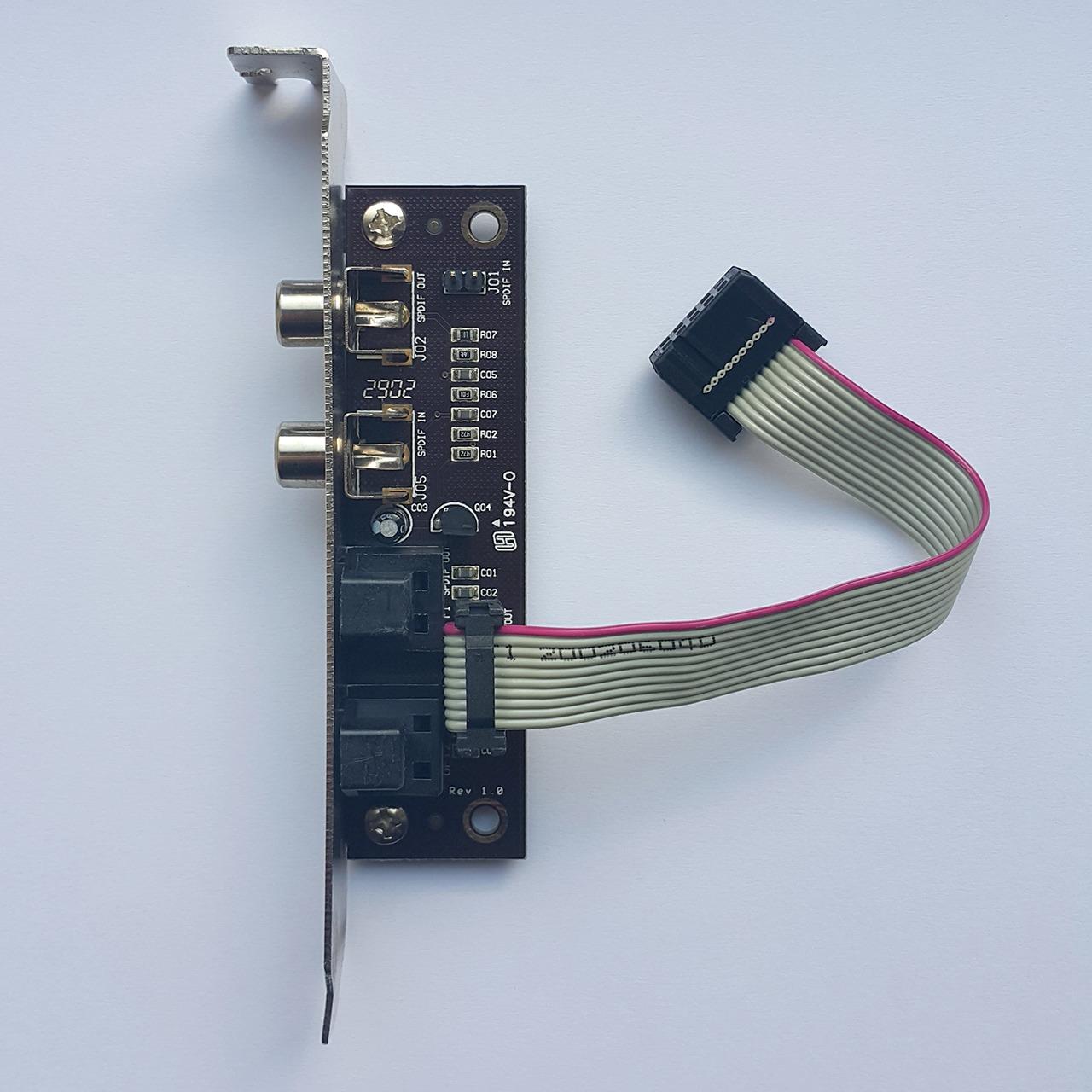 براکت پنل دیجیتال کارت صدا Zoltrix Optical SPDIF