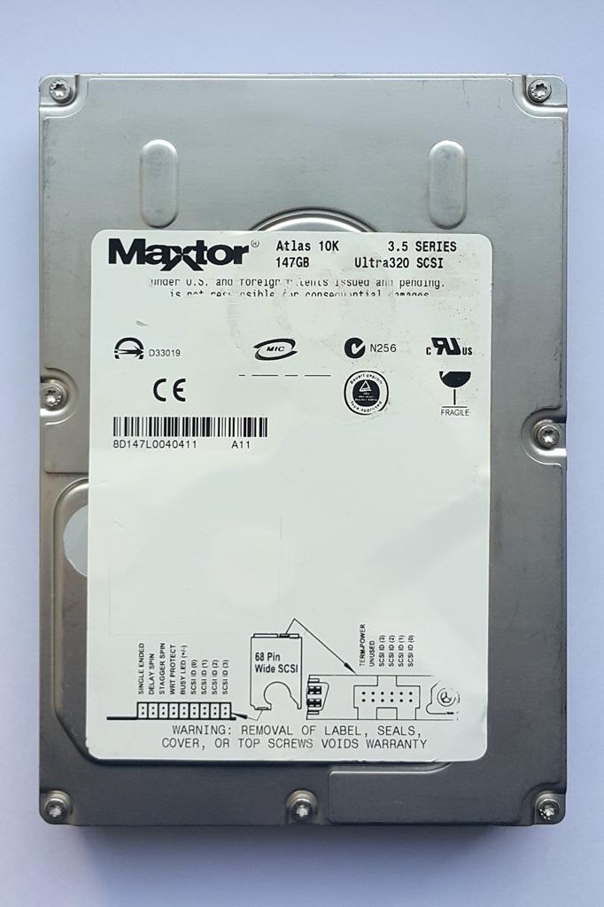 هارد سرور اسکازی 68 پین مکستور Maxtor 147GB SCSI