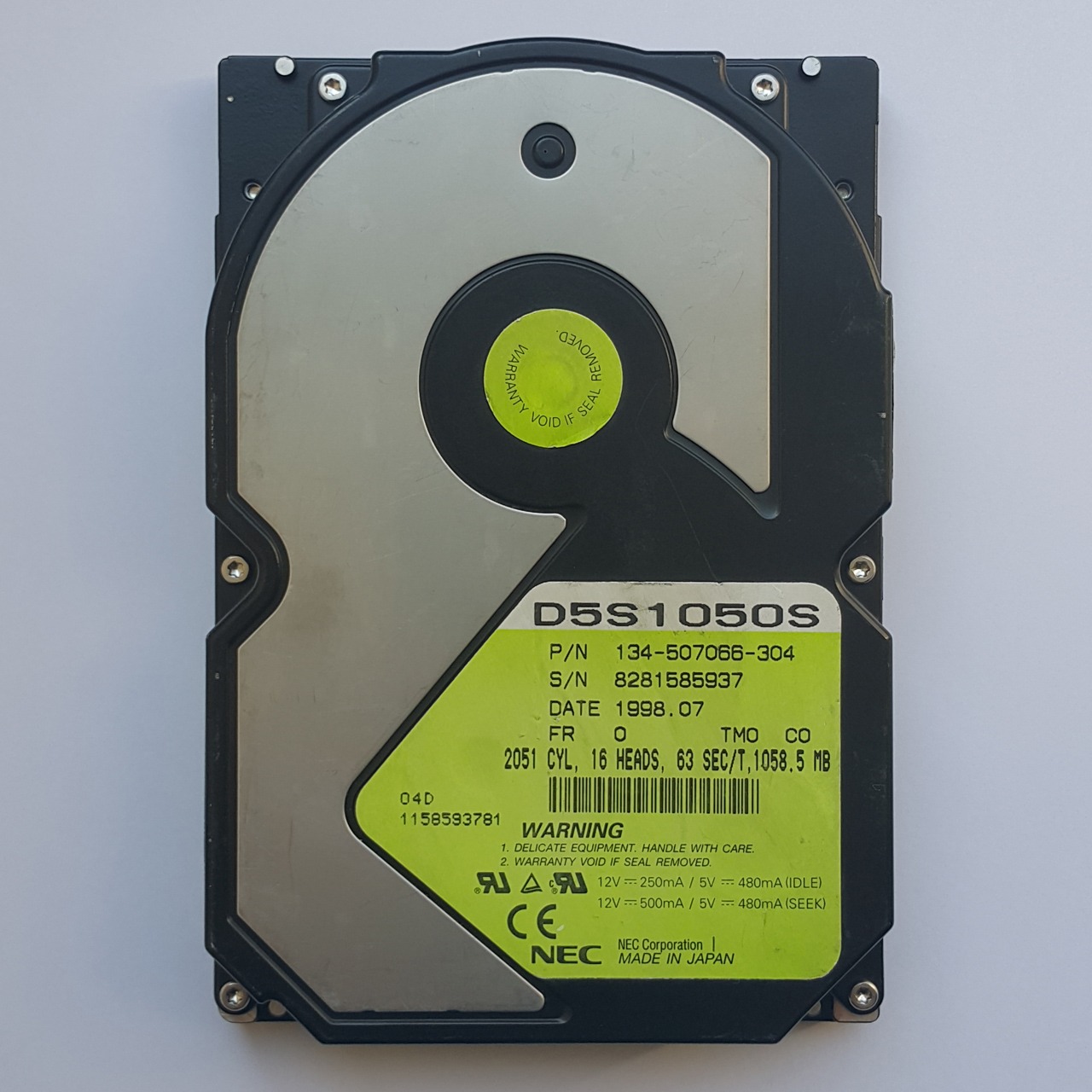 هارد سرور اسکازی 50 پین NEC 1GB SCSI توضیحات مهم