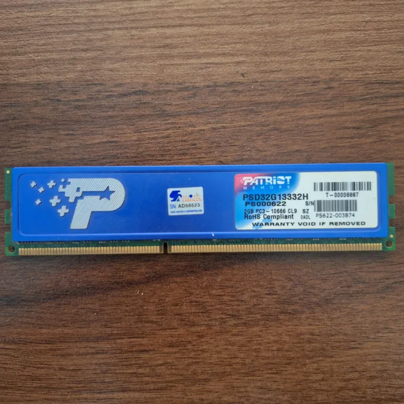 رم DDR3 پتریوت ظرفیت 2 گیگابایت