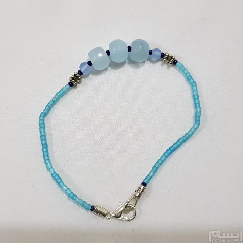 دستبند عقیق ابی