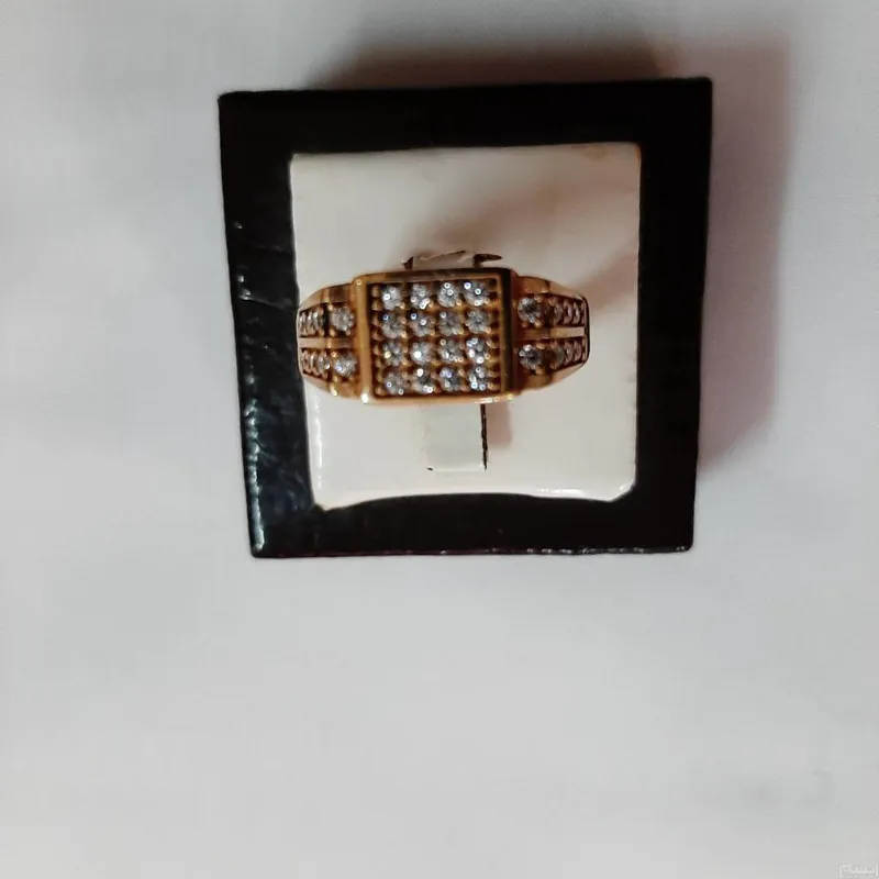 انگشتر مردانه فول نگین