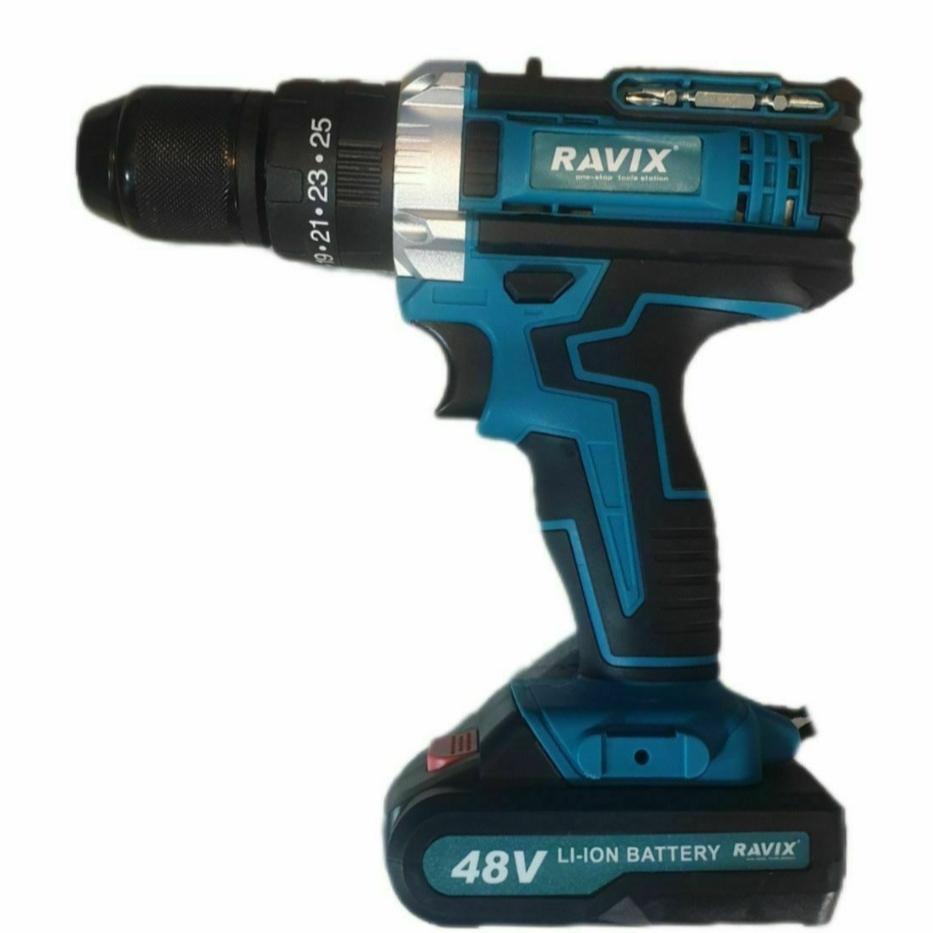 دریل شارجی RAVIX سه نظام فلزی