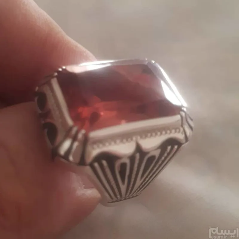 انگشتر دست ساز با سنگ الکساندریت