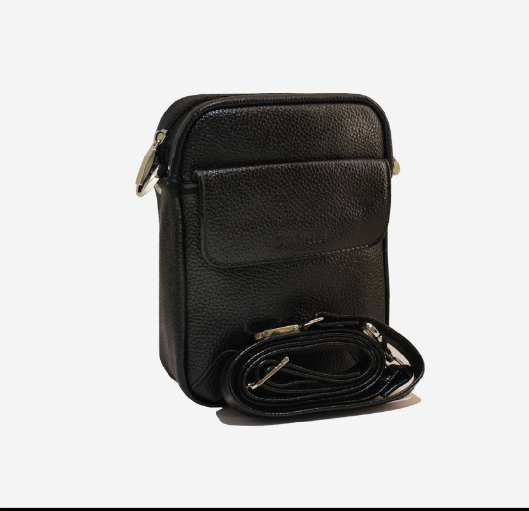 کیف رودوشی چرم طبیعی گاوی طول18در20عرض5