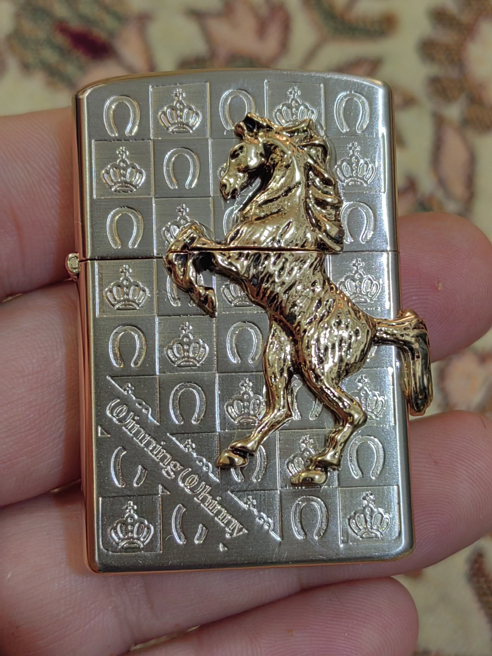 فندک زیپوطرح اسب اورجینال