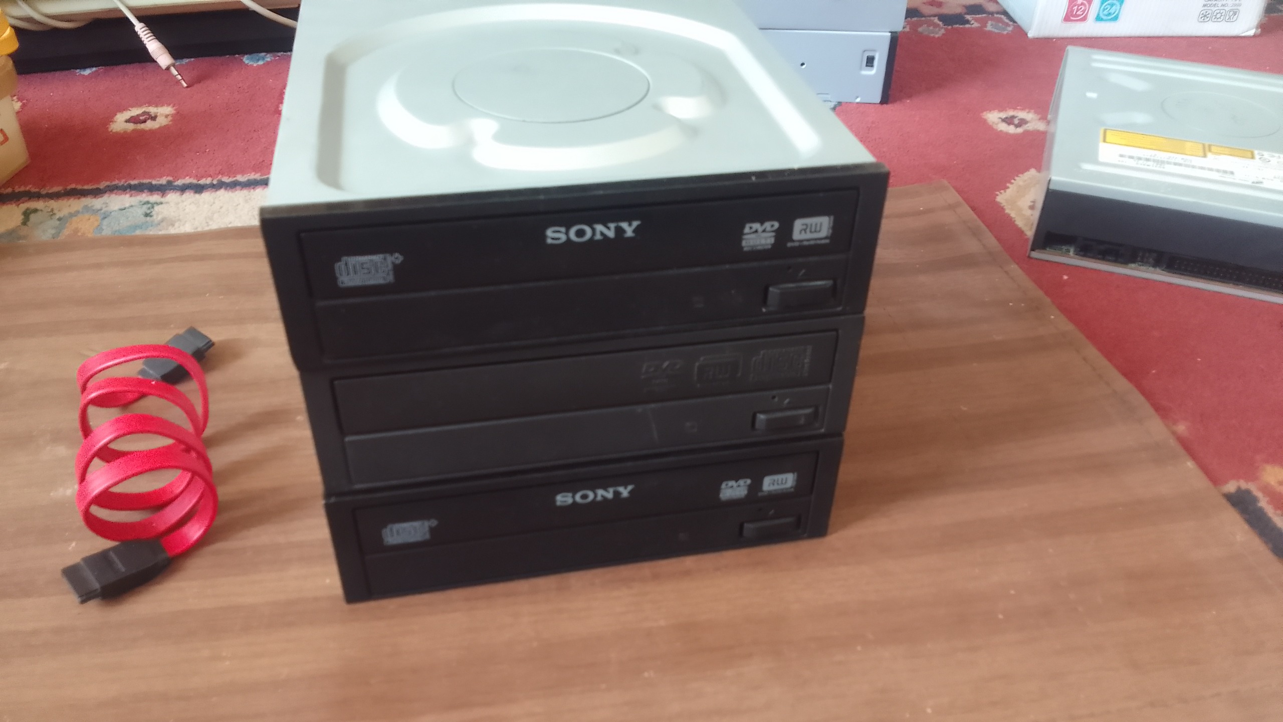 دی وی دی رایتر عالی SONY ساتا با کابل رایگان