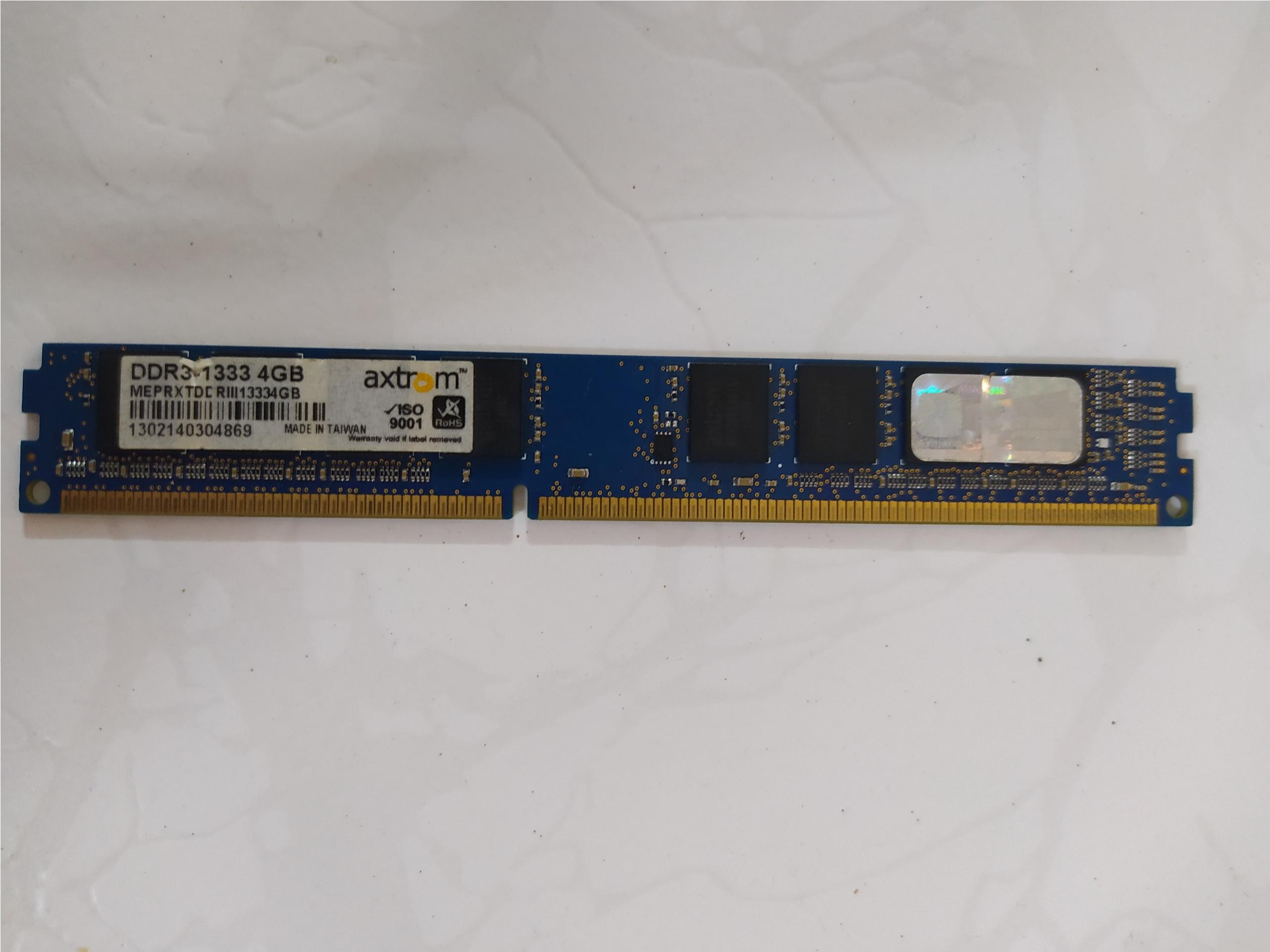 رم 4GB DDR3 1333 AXTROM