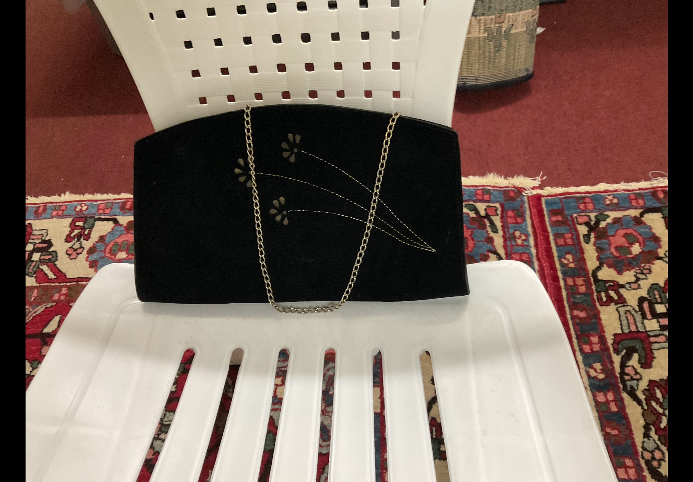 کیف دستی مخمل مجلسی