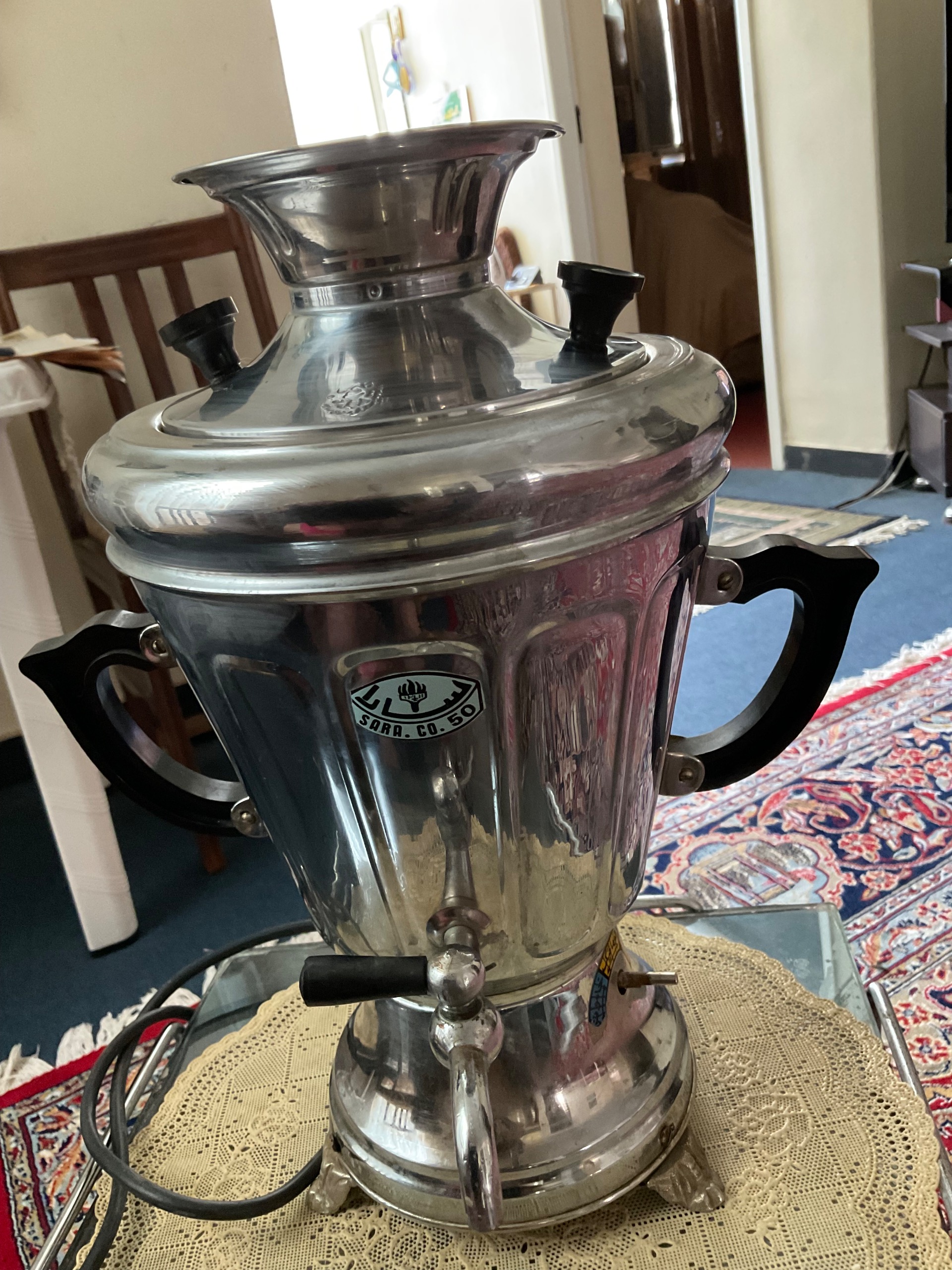 سماور برقی اتوماتیک با ترموستات المانی