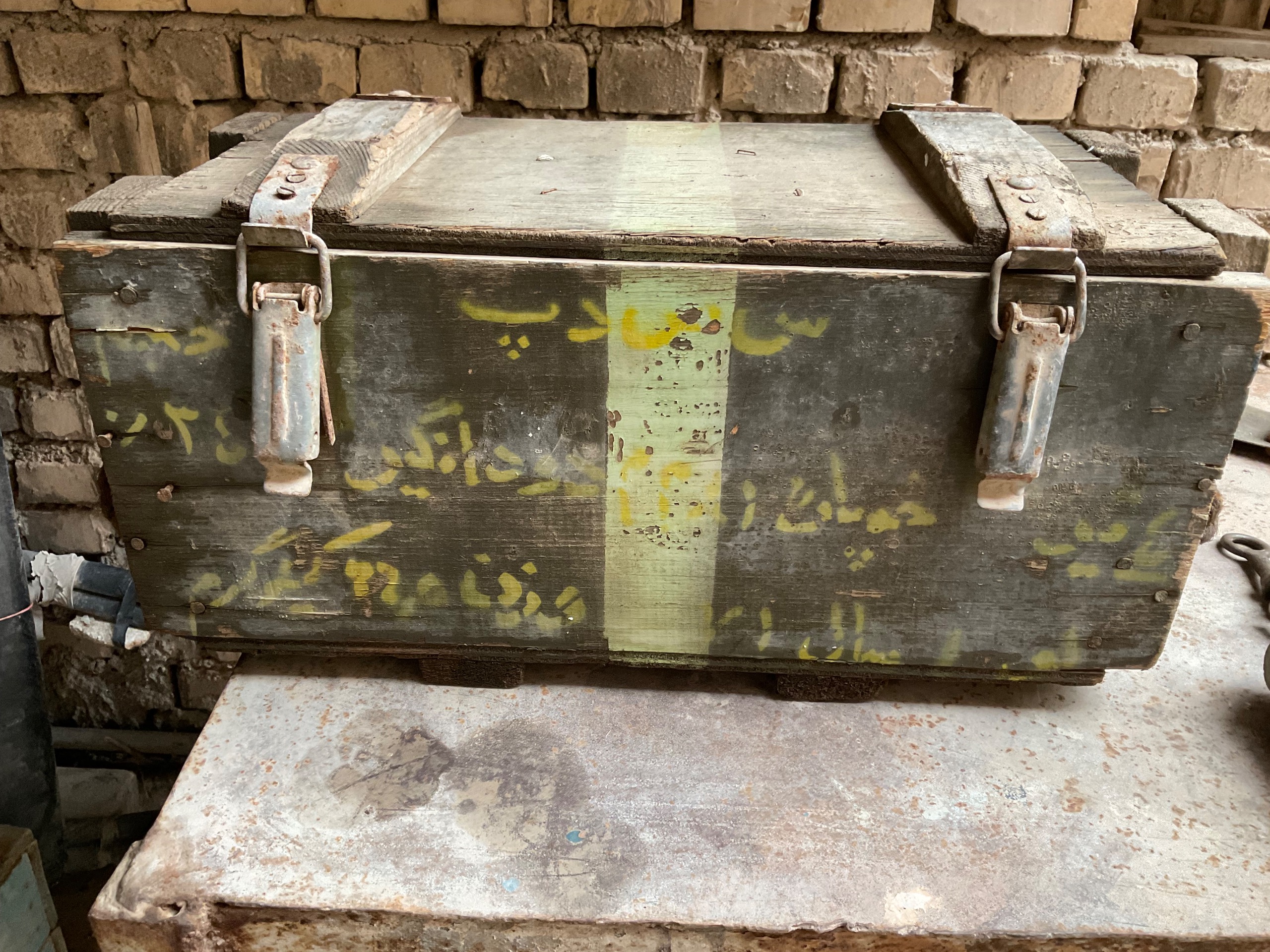 صندوق چوبی ابزار