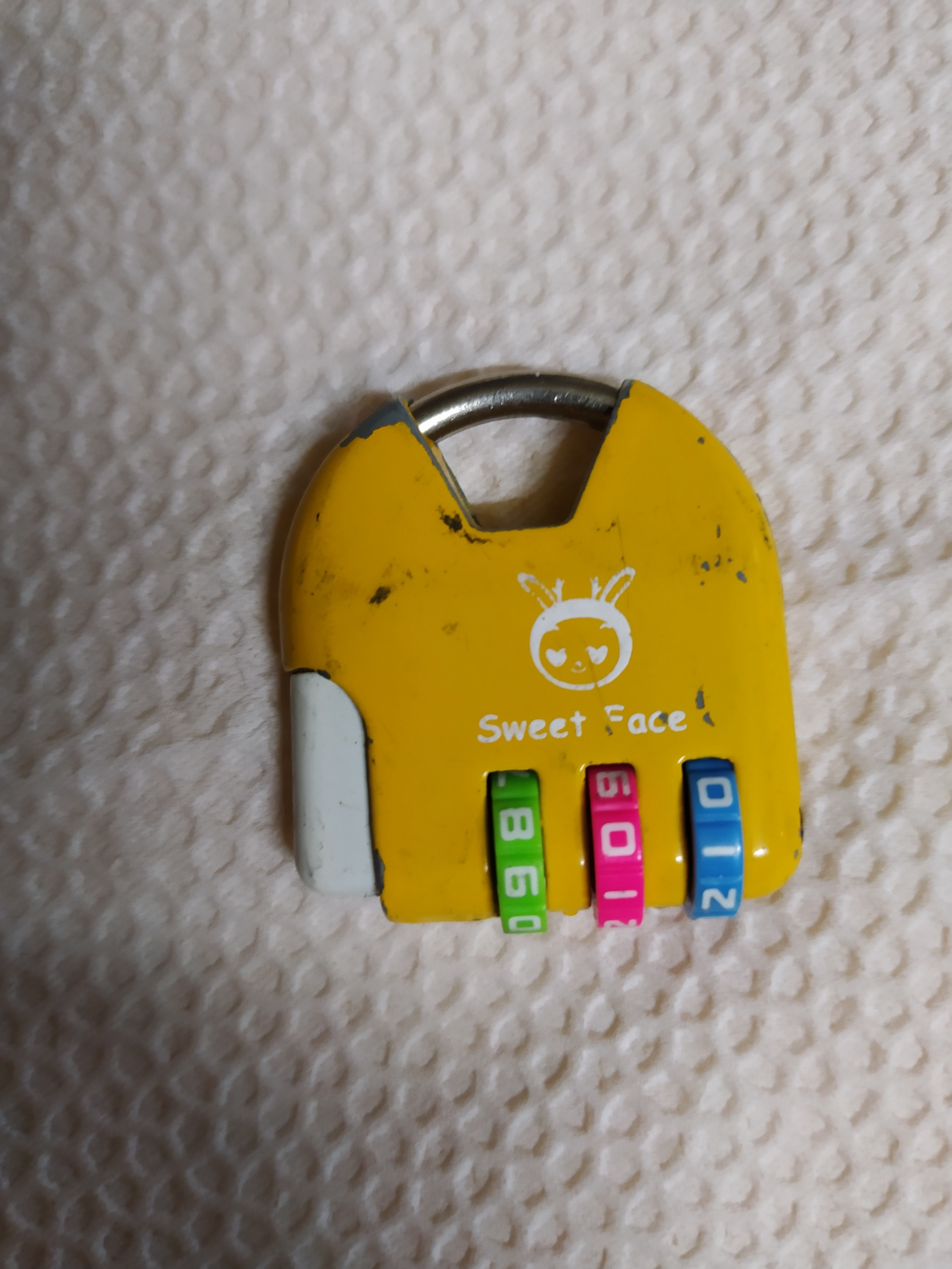 قفل رمزی فسقلی با رمز معلوم