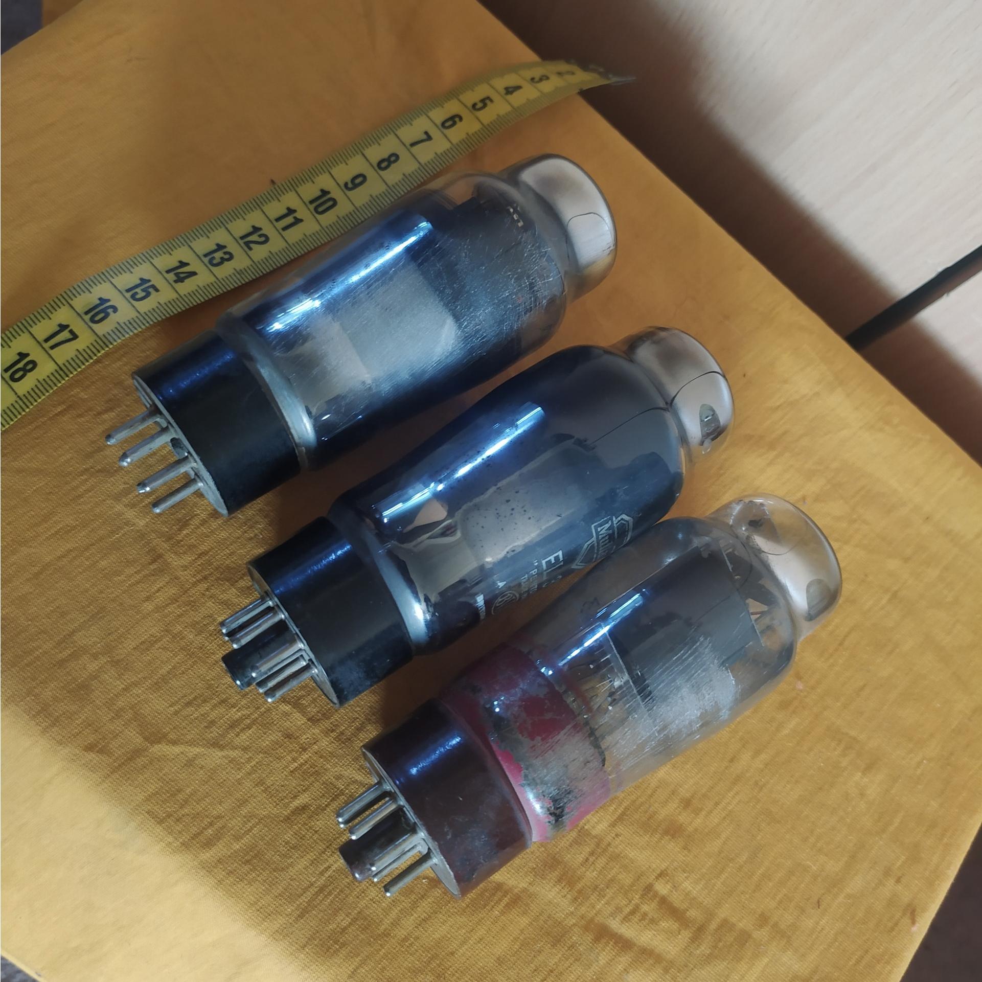 سه عدد لامپ خلأ سایز بزرگ