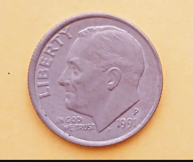 سکه ارور دایم 1991 ارور کادر خاص ( زوم گالری)