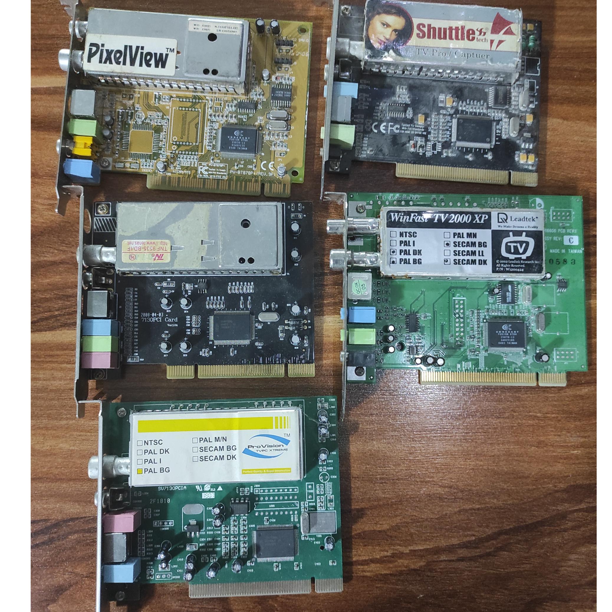 پنج عدد کارت کپچر و TV