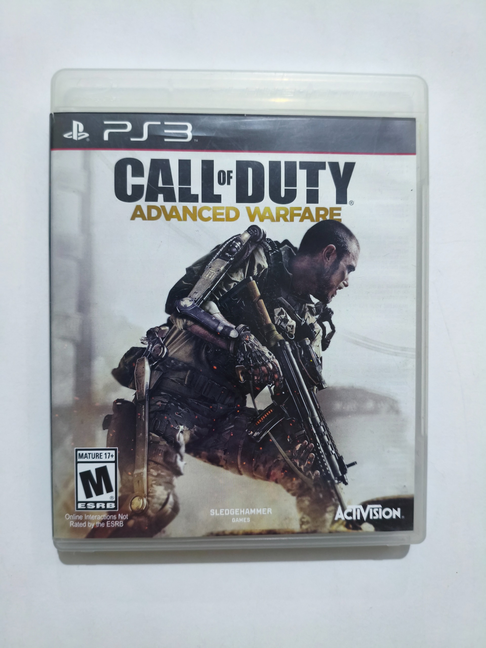 دفترچه و برگه Call of duty a w بازی ps3 توضیح