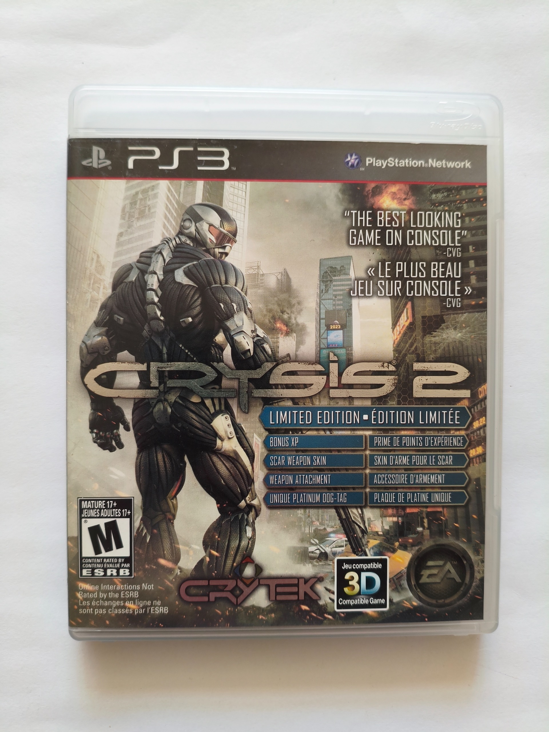 CRYSIS 2 بازی ps3 در حد ریجن آمریکا