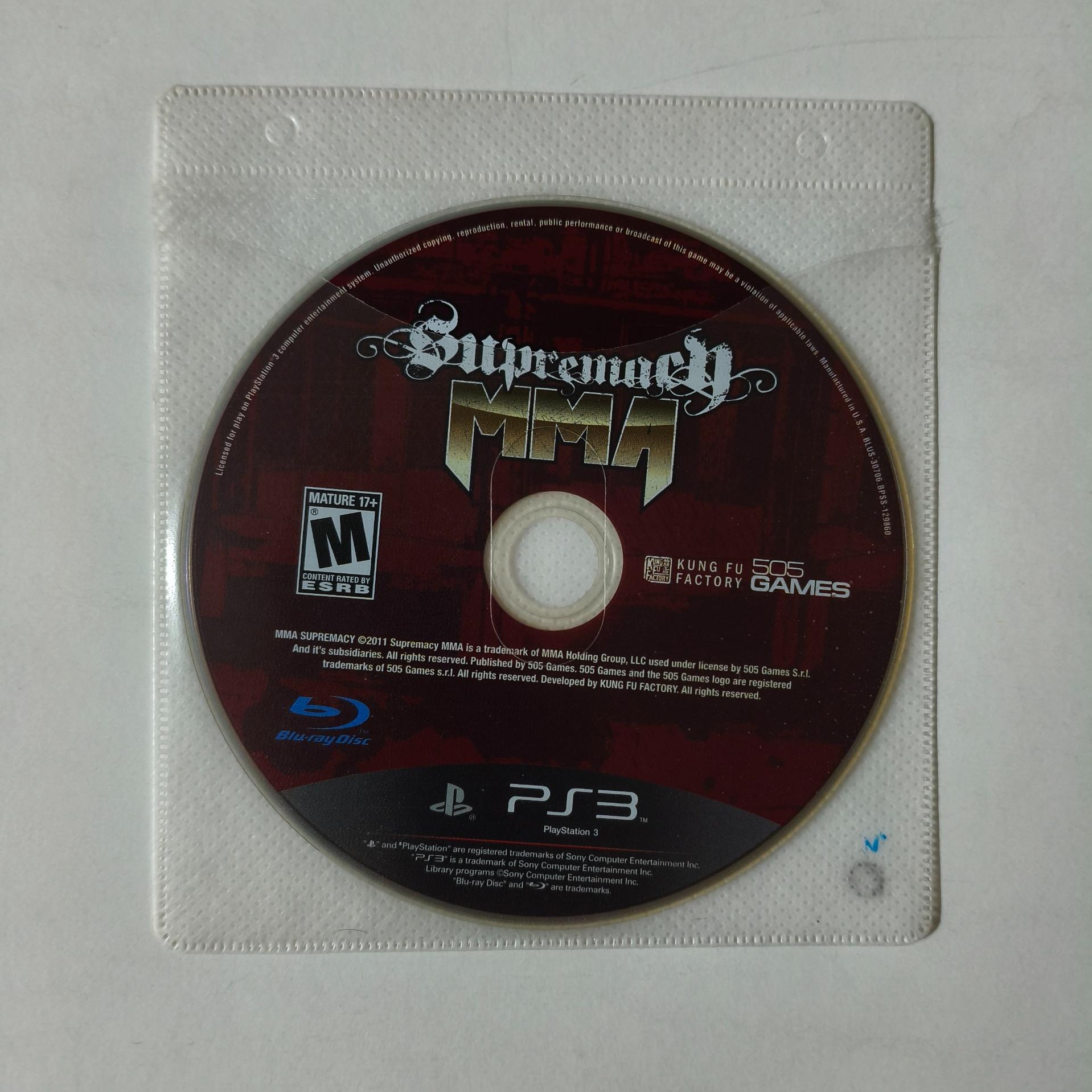 Mma supermacy بازی ps3 فقط دیسک