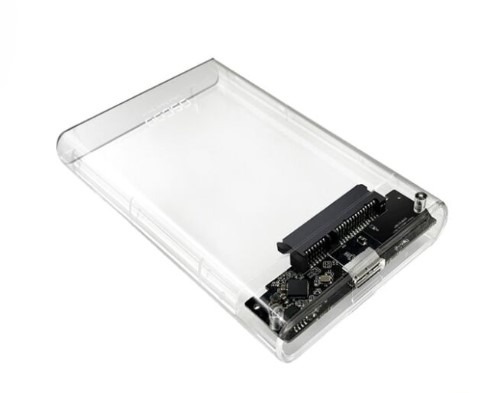 باکس هارد لپ تاپی 2.5 اینچی شفاف اسکو OSHD1 USB3
