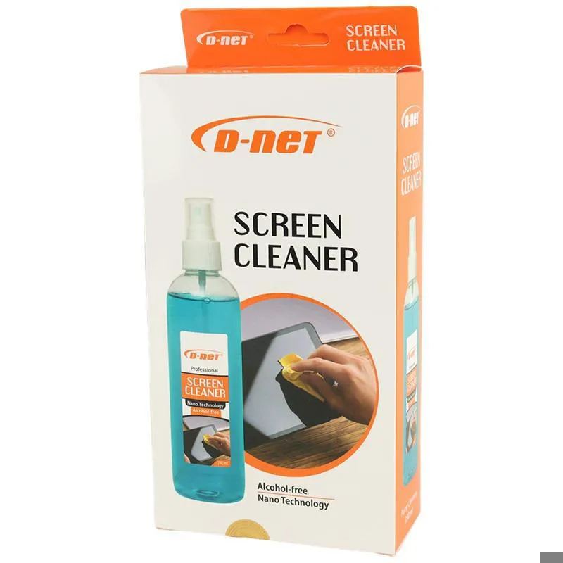تمیزکننده صفحه نمایش D-Net حجم 250ml