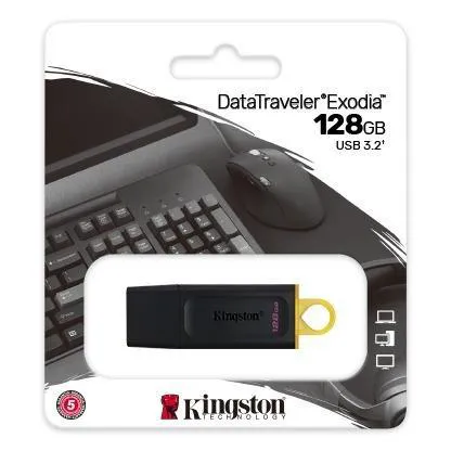 فلش کینگ استون USB32 DataTraveler Exodia 128GB