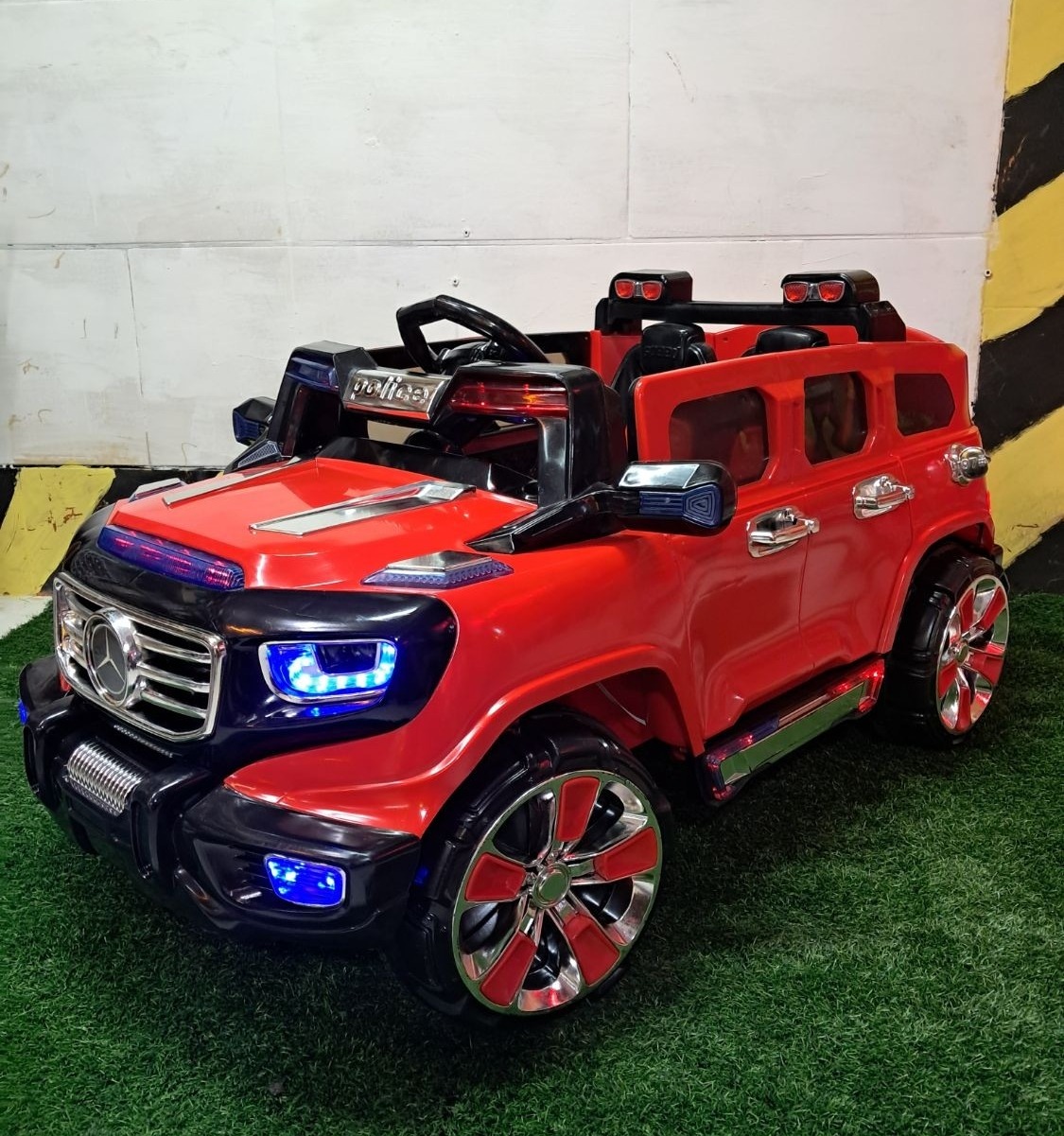 ماشین شارژی بنز شاسی بلند فلش خور