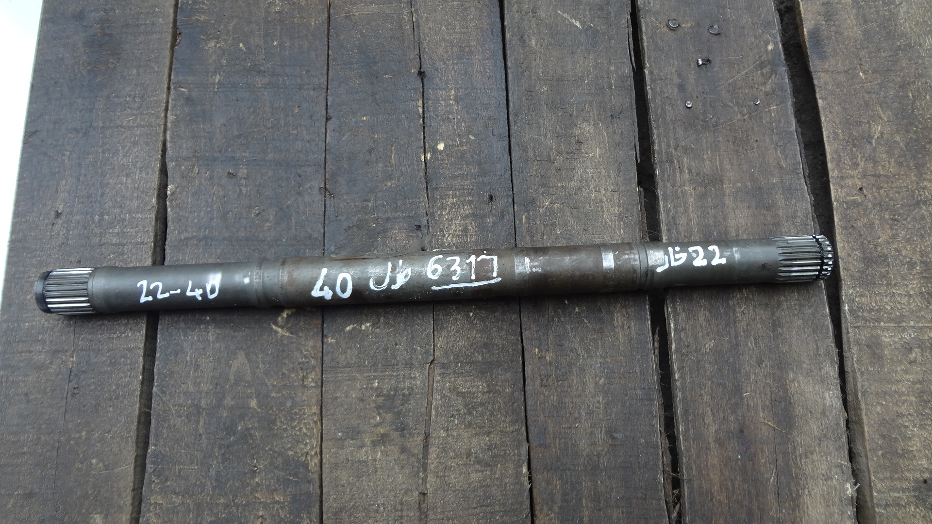 شفت پلوس پژو405پرشیا سمند فابریکی22خار بطول40cm