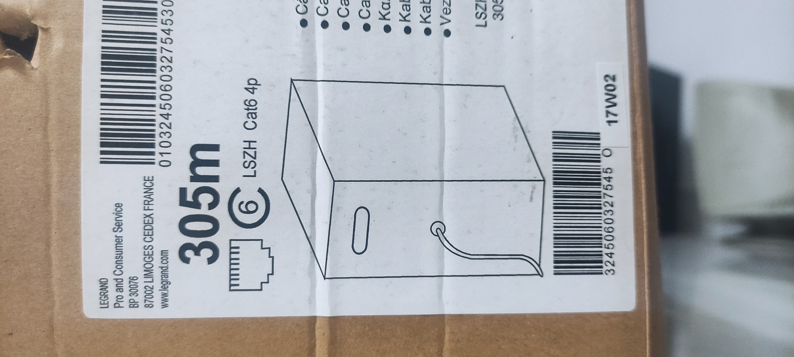 کابل شبکه لگراند فرانسه cat6